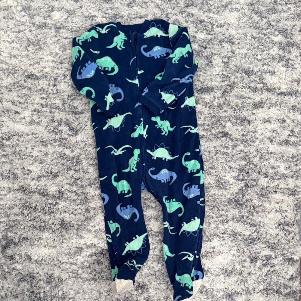 Dinosaur Print Baby Onesie